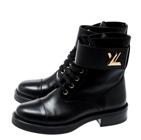 louis vuitton women's combat boots